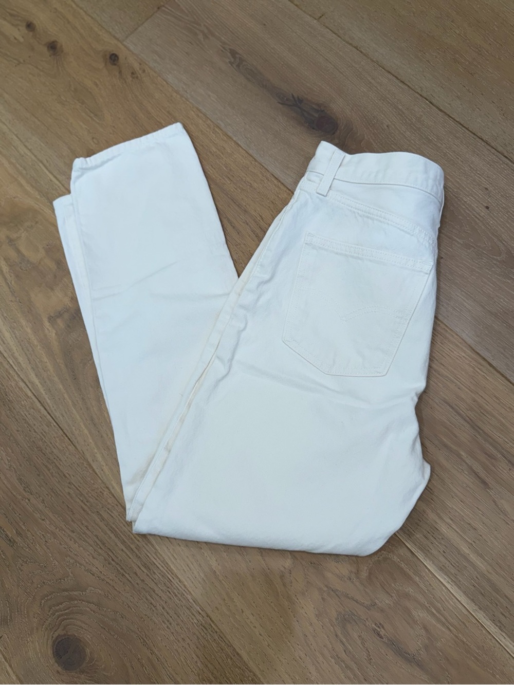 Levi's Women's Slim Straight White Jeans